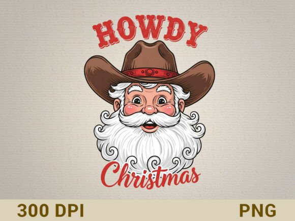 Howdy Christmas Cowboy Santa SVG Review for Real Embroidery Projects