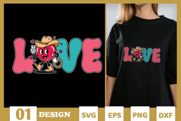 Love Heart Valentine Cowboy Liebe SVG Review for Real Projects