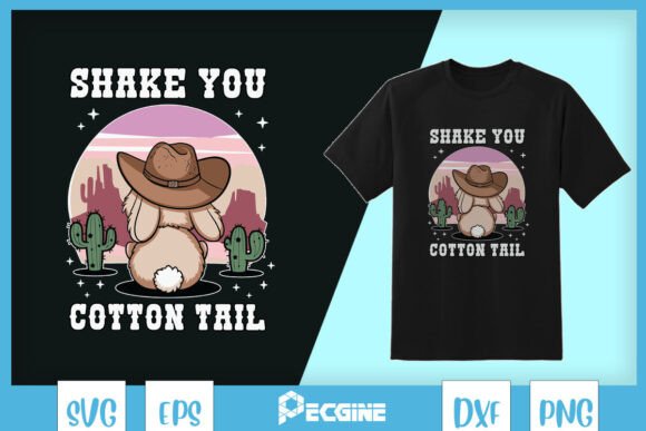 Shake Cotton Tail Western Easter SVG Review for Real Projects