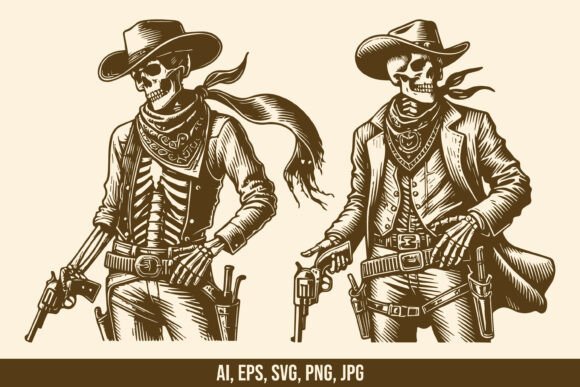 Skeleton Cowboy Vector SVG Bundle Review: A Designer’s Perspective