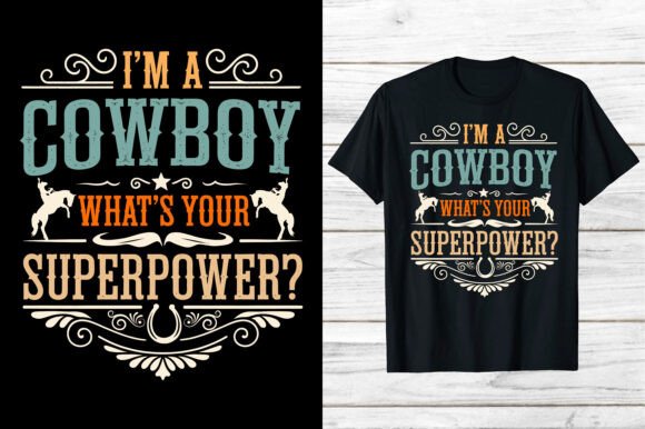 Western Cowboy Superpower Shirt Vintage Review