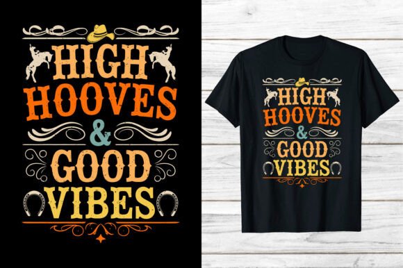 Western Cowboy T-Shirt High Hooves Retro Review